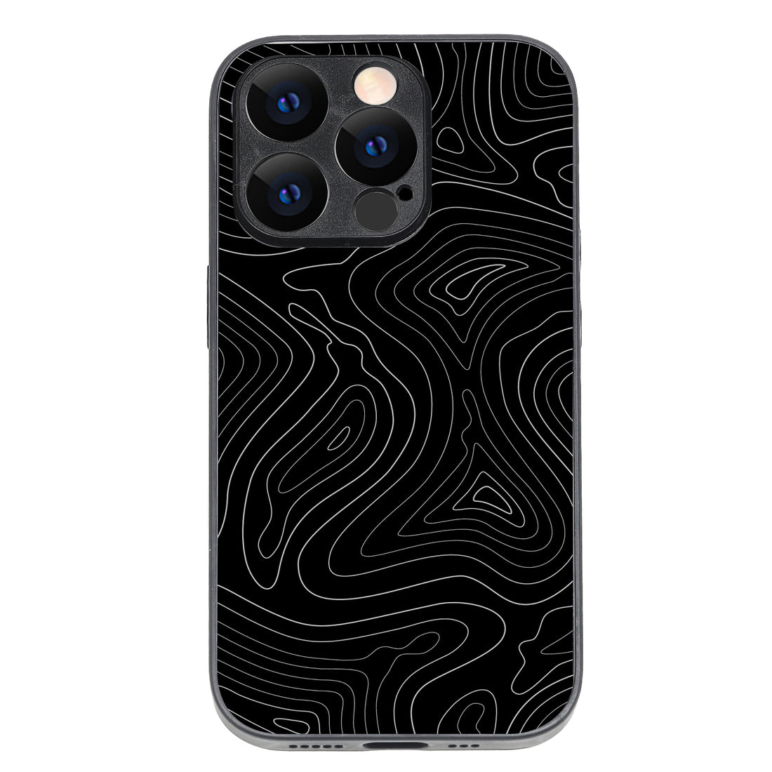 Black Illusion Optical Illusion iPhone 14 Pro Case