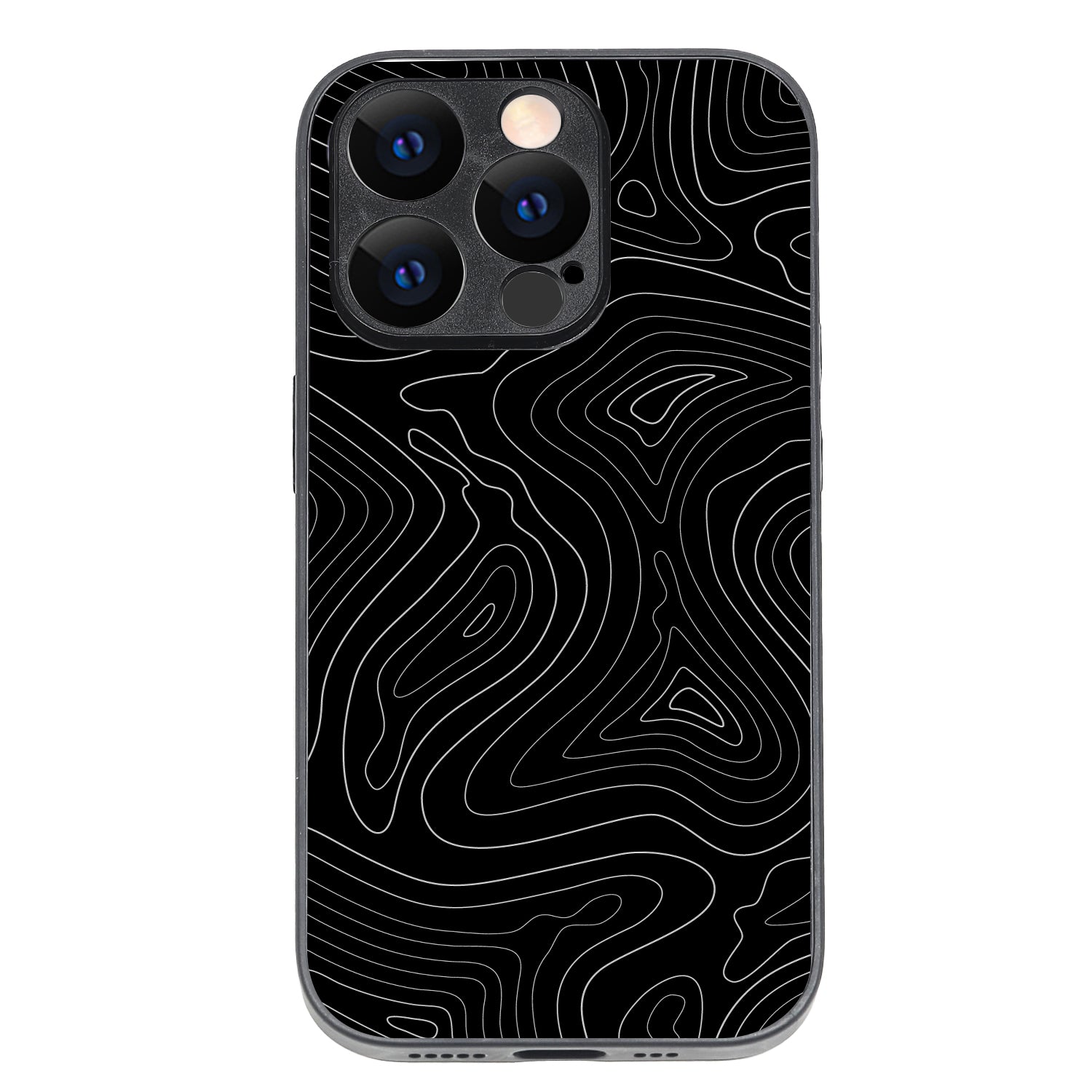 Black Illusion Optical Illusion iPhone 14 Pro Case