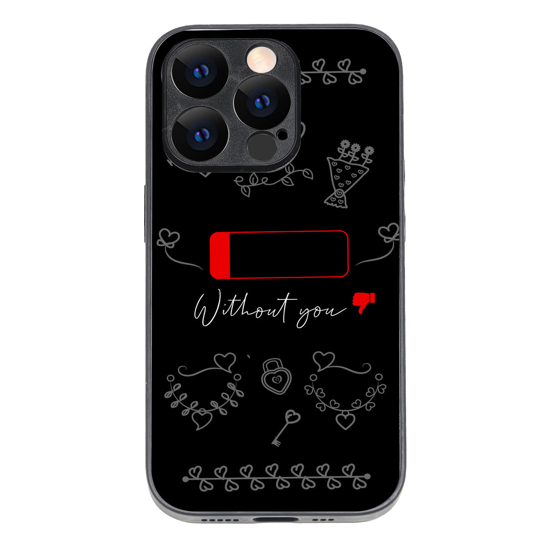 Without You Couple iPhone 14 Pro Case
