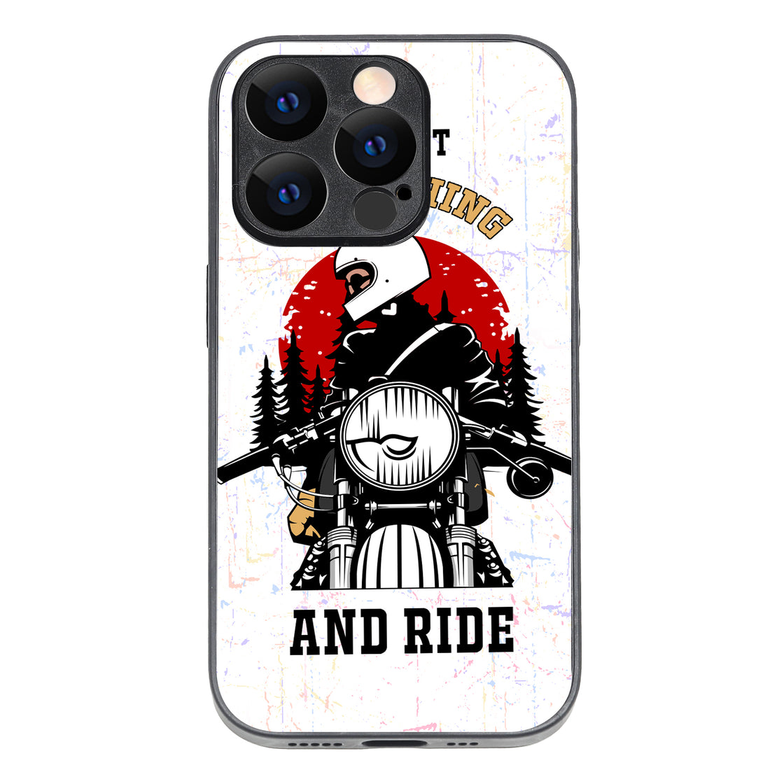 Forget Everything &amp; Ride Bike iPhone 14 Pro Case