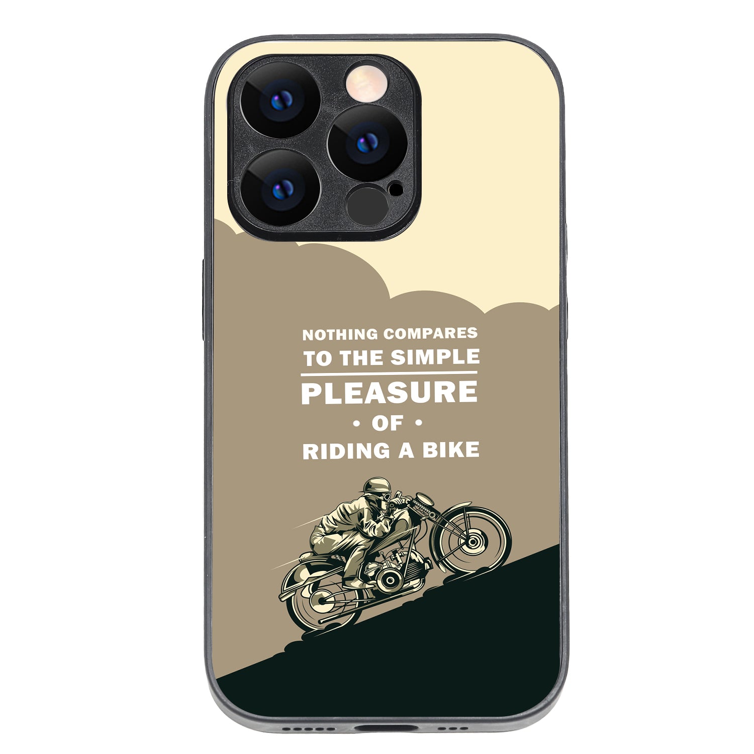 Pleasure of Riding Bike Travel iPhone 14 Pro Case