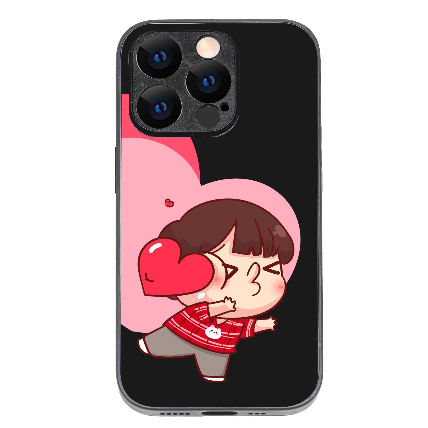 Love Boy Couple iPhone 14 Pro Case