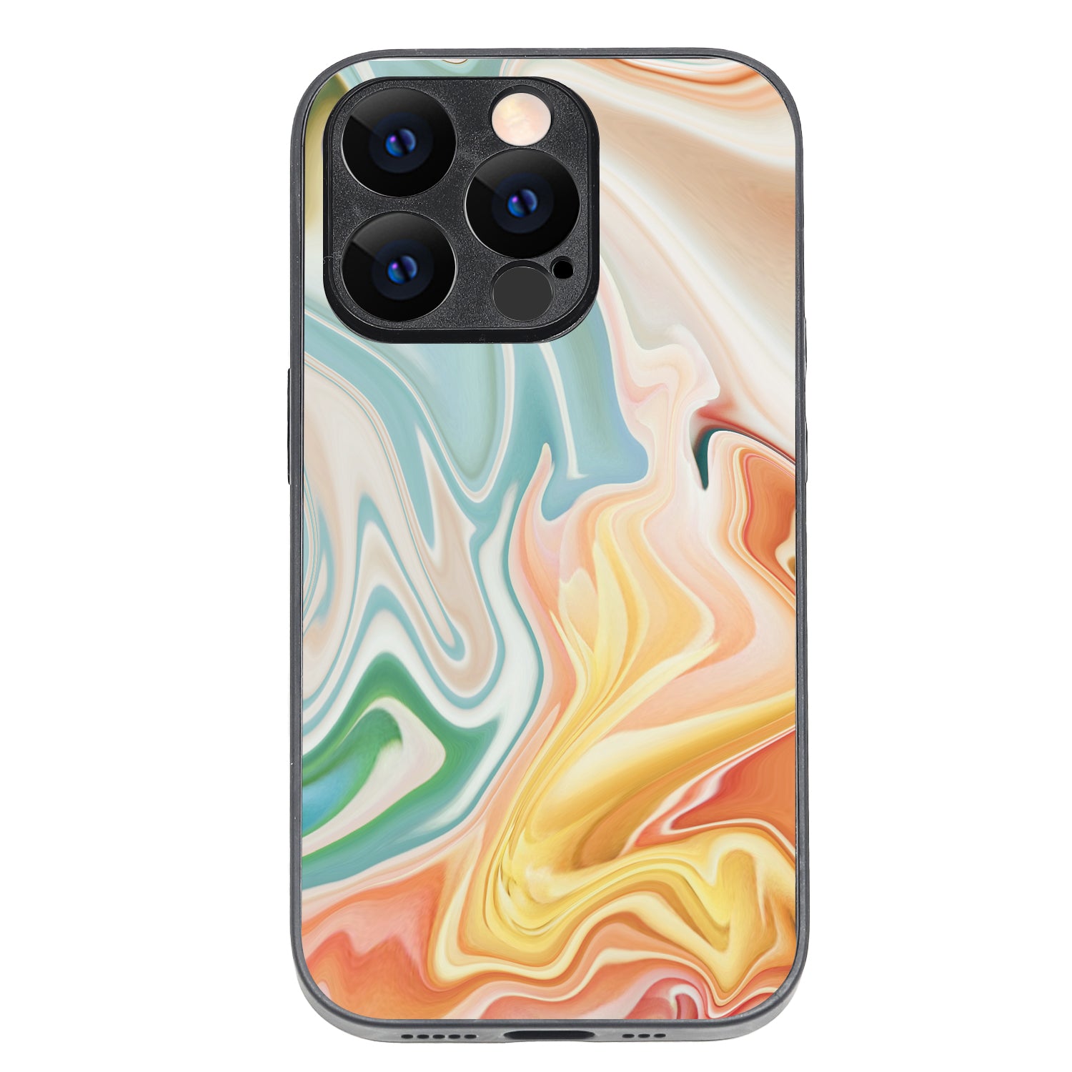Multi Colour Marble iPhone 14 Pro Case