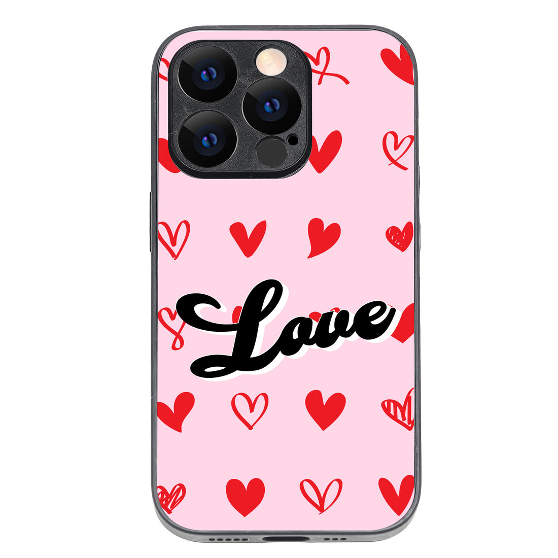 Heart Love Couple iPhone 14 Pro Case