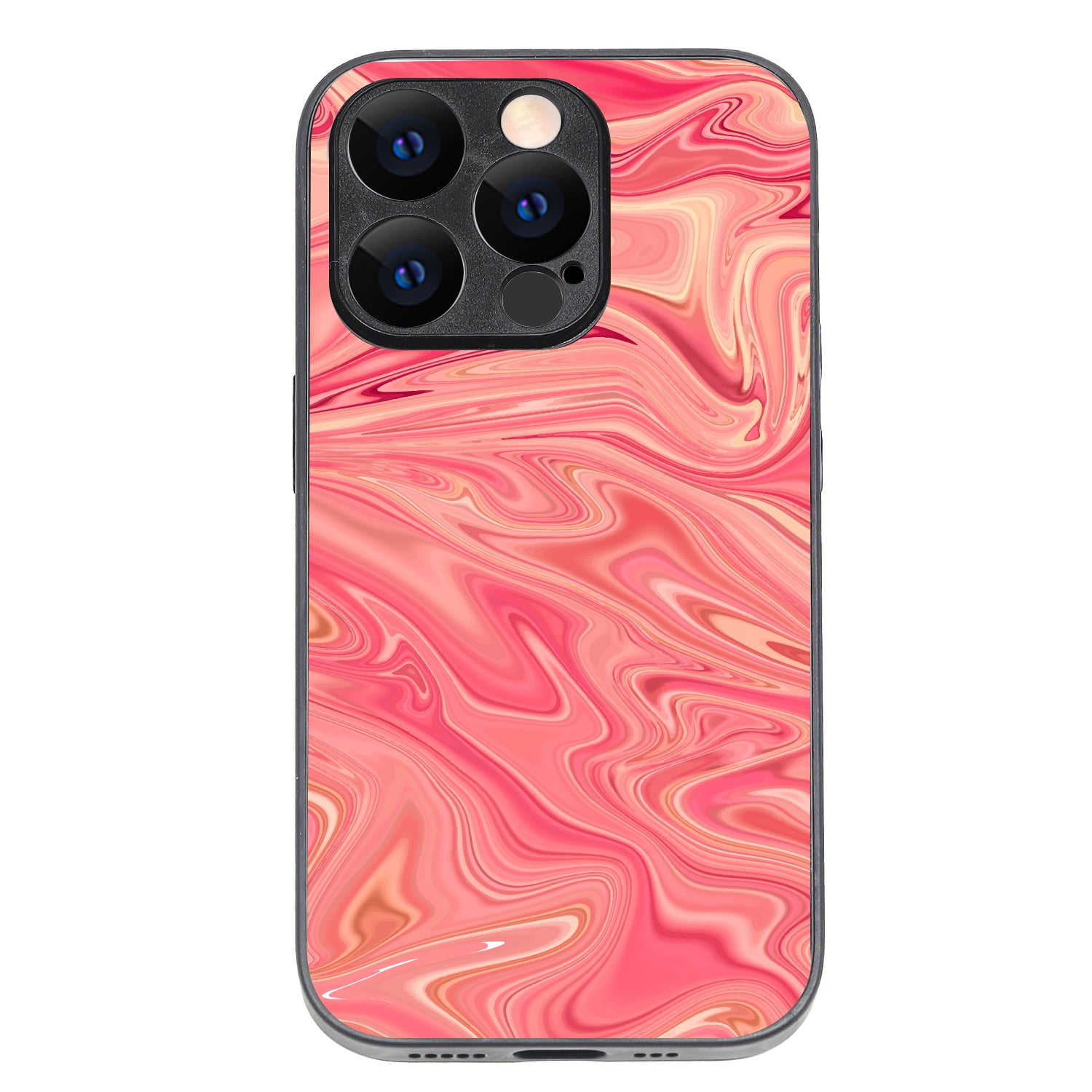 Pink Marble iPhone 14 Pro Case
