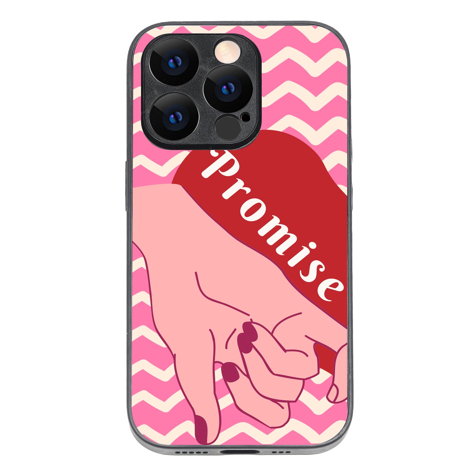 Promise Forever Girl Couple iPhone 14 Pro Case