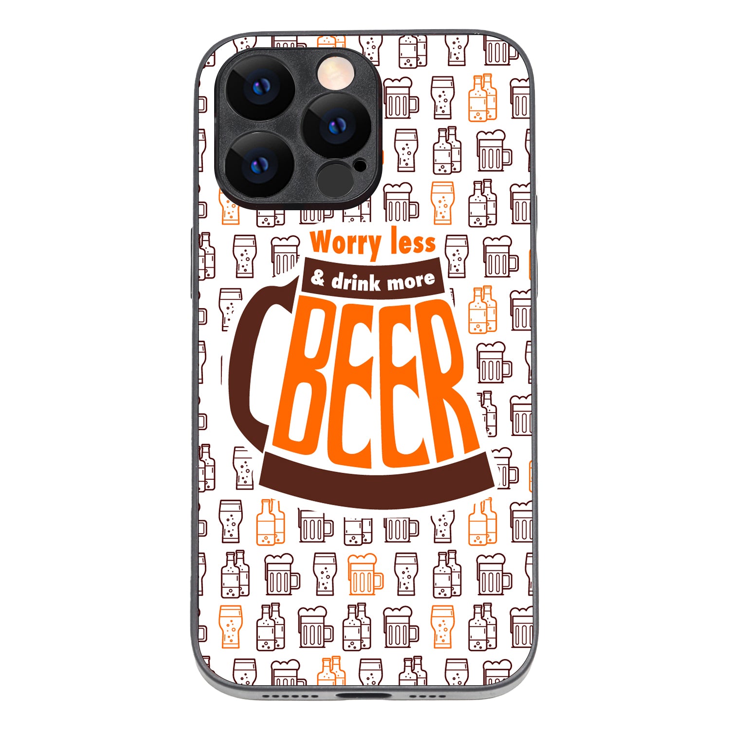 Beer Doodle iPhone 14 Pro Max Case