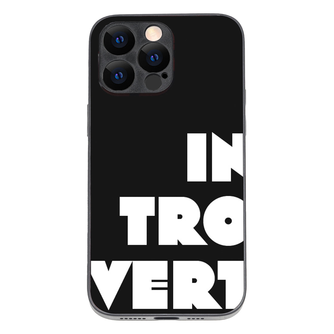 Introvert Motivational Quotes iPhone 14 Pro Max Case