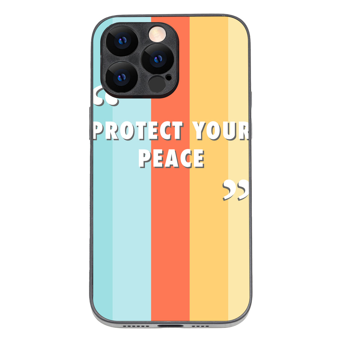 Protect your peace Motivational Quotes iPhone 14 Pro Max Case