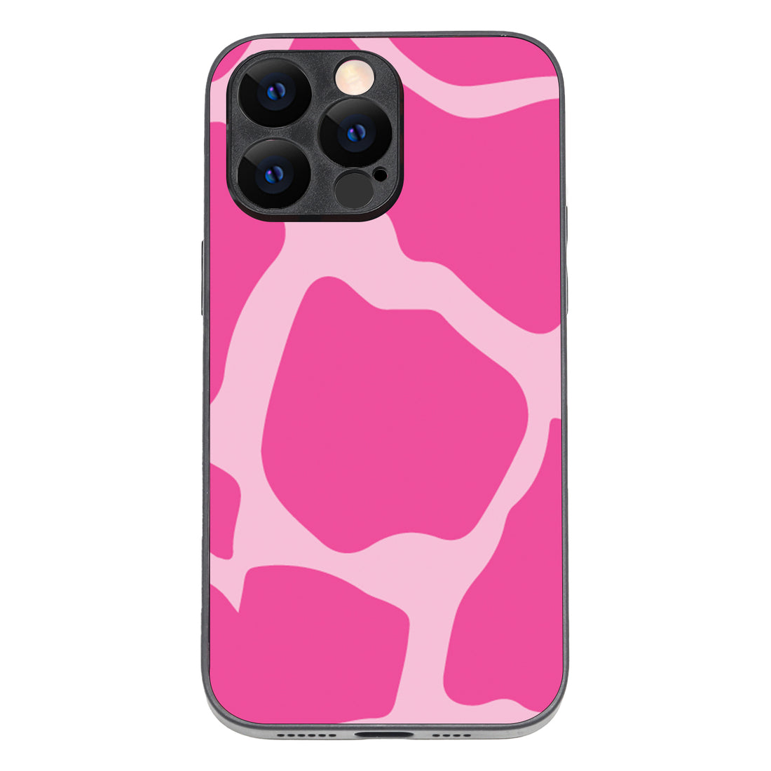 Pink Patch Design iPhone 14 Pro Max Case