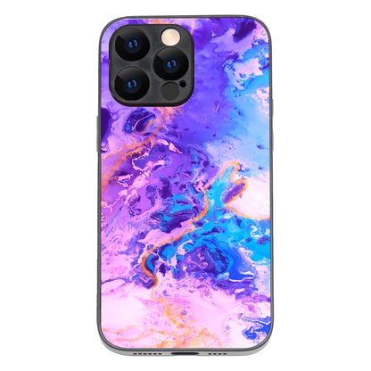Purple Marble iPhone 14 Pro Max Case