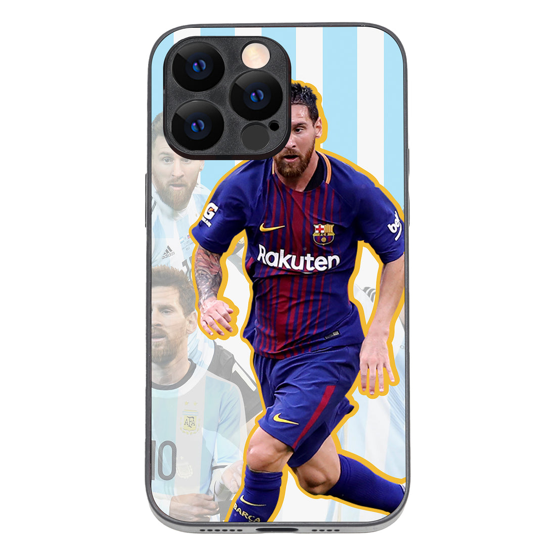 Messi Collage Sports iPhone 14 Pro Max Case