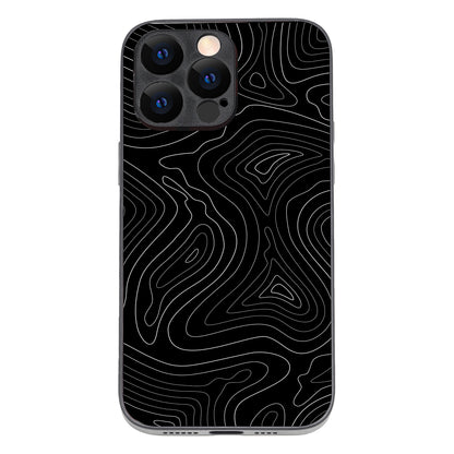 Black Illusion Optical Illusion iPhone 14 Pro Max Case