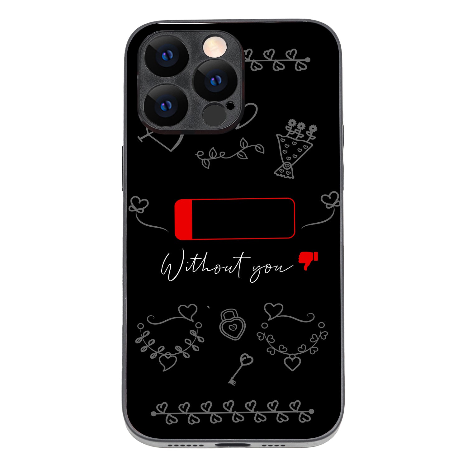 Without You Couple iPhone 14 Pro Max Case