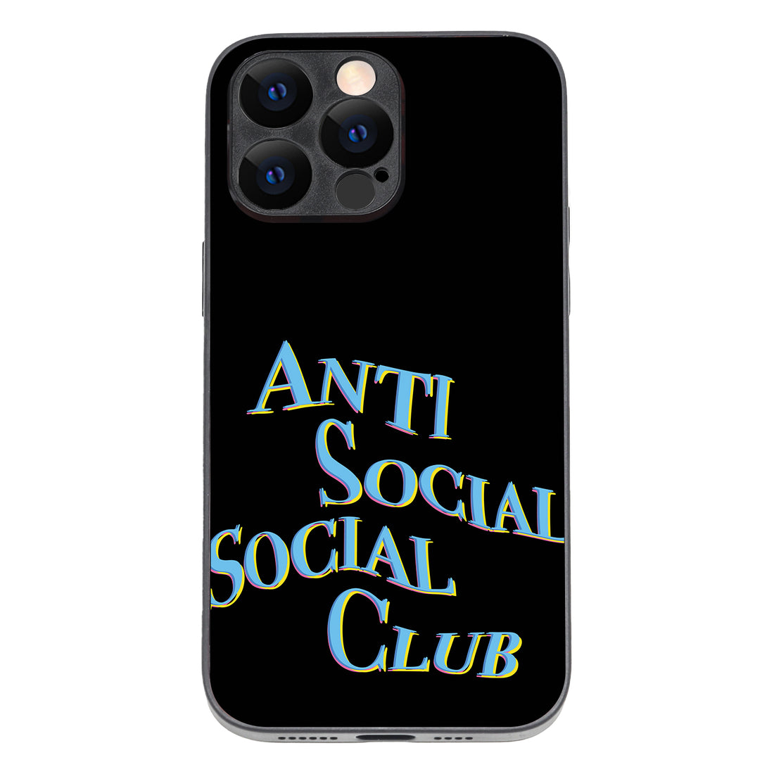 Social Club Black Motivational Quotes iPhone 14 Pro Max Case