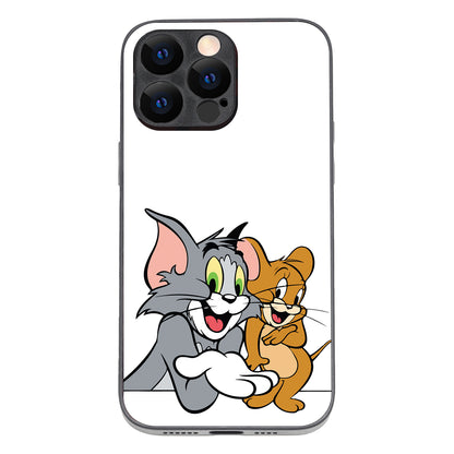 Tom &amp; Jerry Cartoon iPhone 14 Pro Max Case