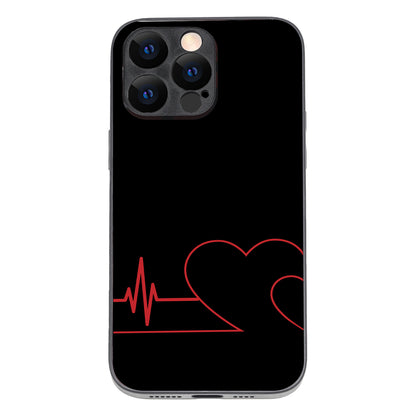 Two Heart Beat Couple iPhone 14 Pro Max Case