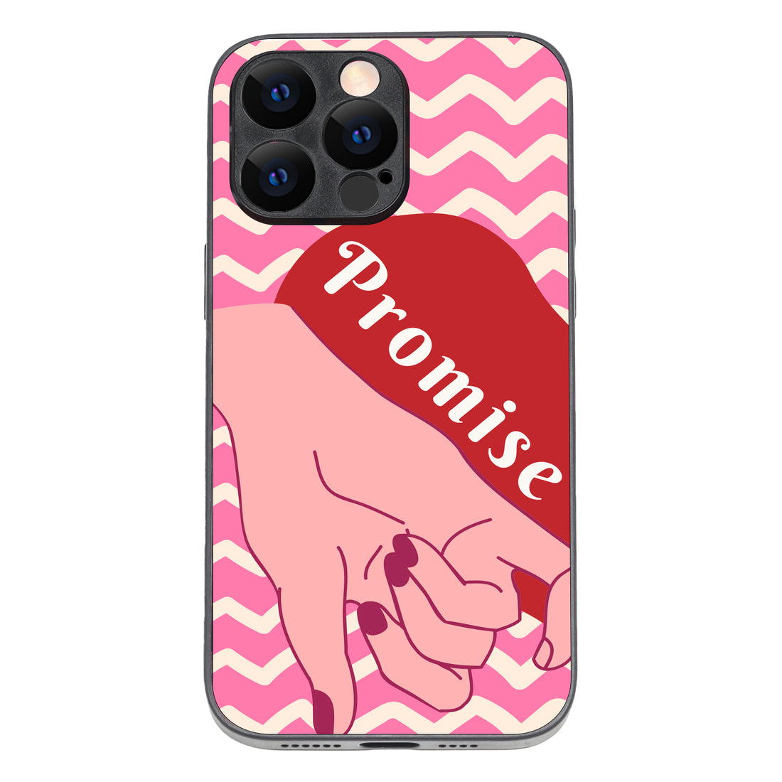 Promise Forever Girl Couple iPhone 14 Pro Max Case
