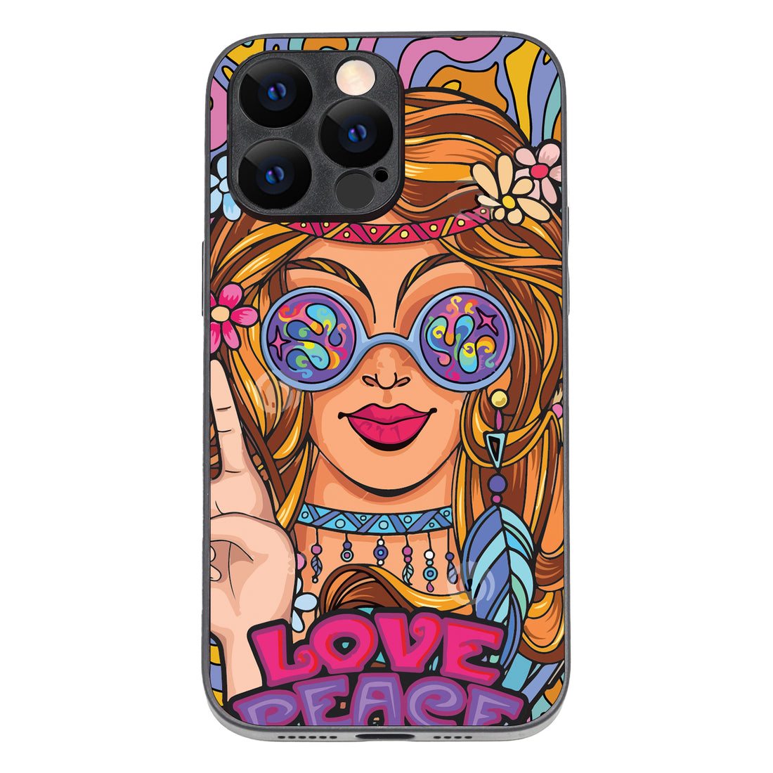 Love Peace Music Women Empowerment iPhone 14 Pro Max Case