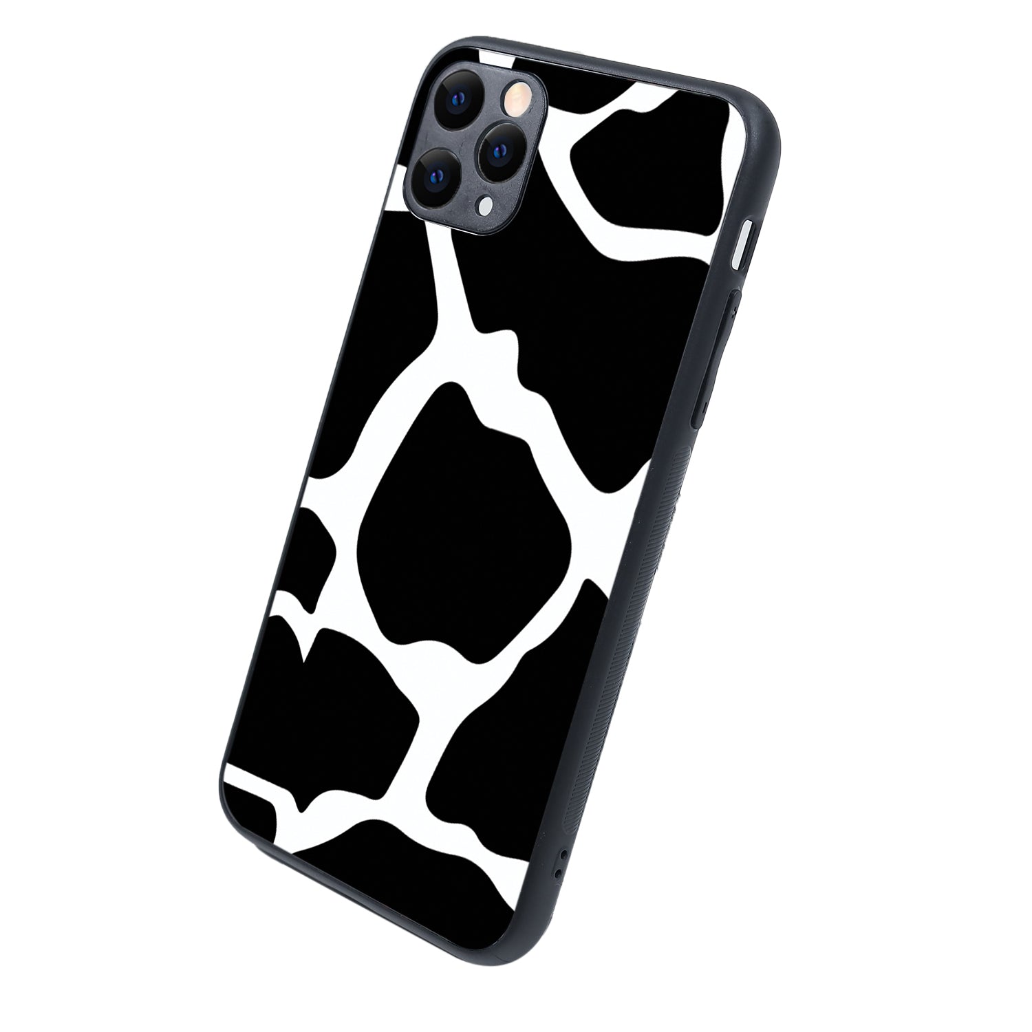Black &amp; White Patch Design iPhone 11 Pro Max Case