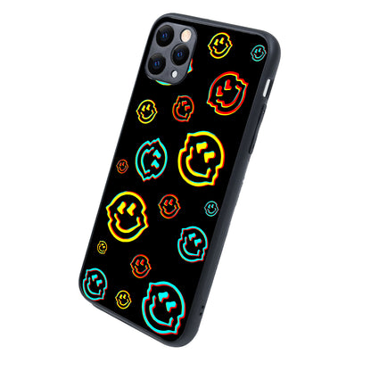 Black Smiley Doodle iPhone 11 Pro Max Case