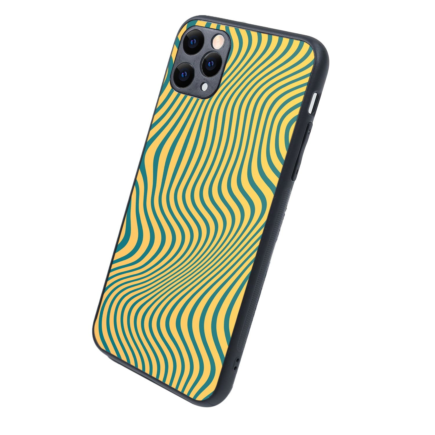 Green Strips Optical Illusion iPhone 11 Pro Max Case