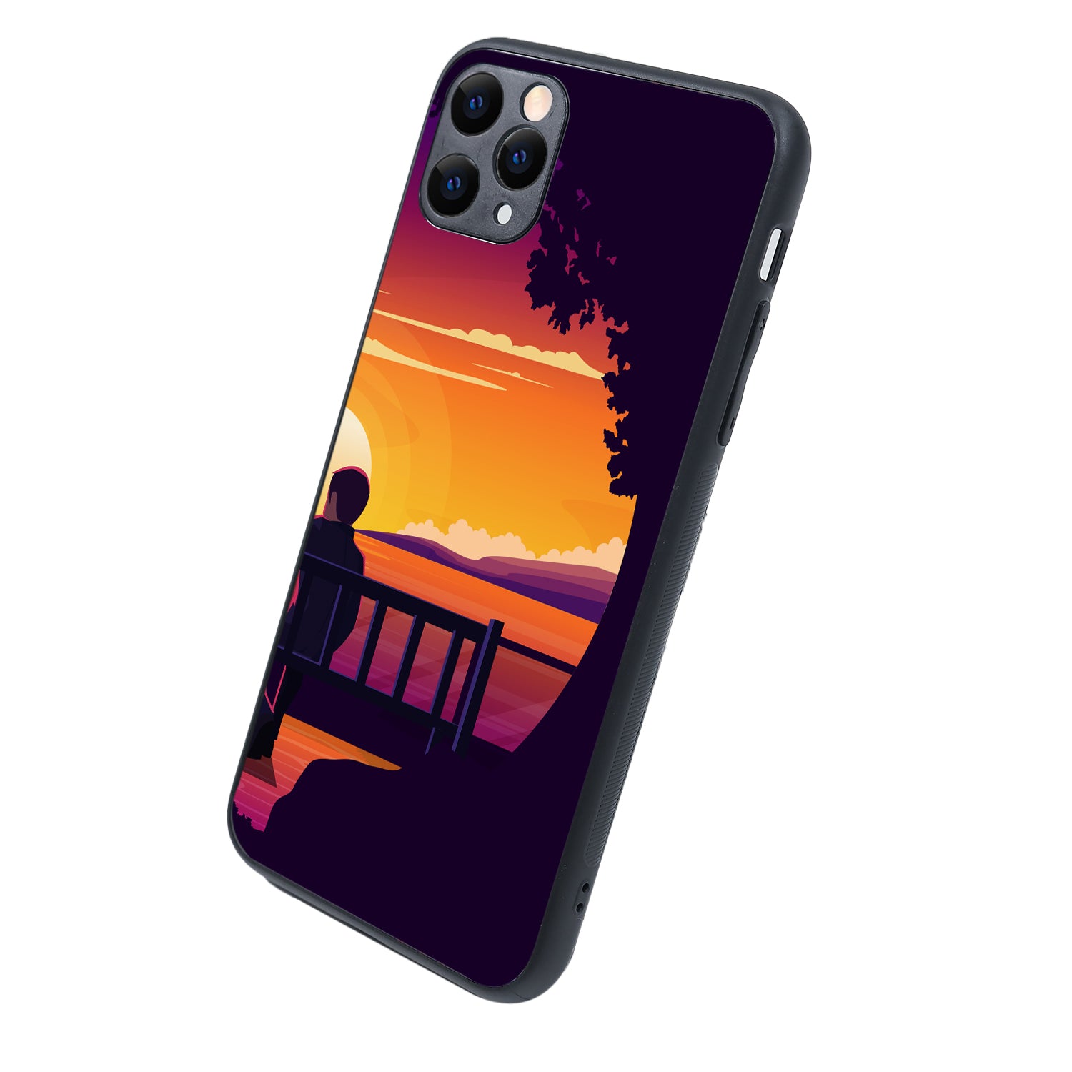 Sunset Date Boy Couple iPhone 11 Pro Max Case