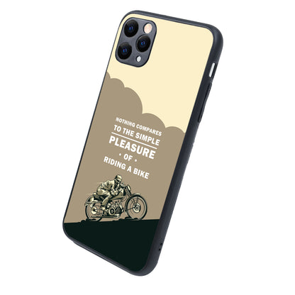 Pleasure of Riding Bike Travel iPhone 11 Pro Max Case