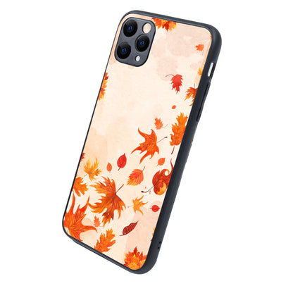 Leaves Fall Autumn Fauna iPhone 11 Pro Max Case