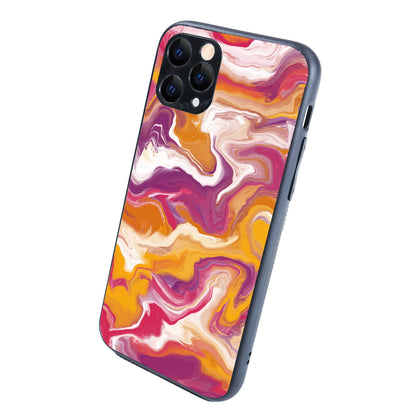 Yellow Purple Marble iPhone 11 Pro Case