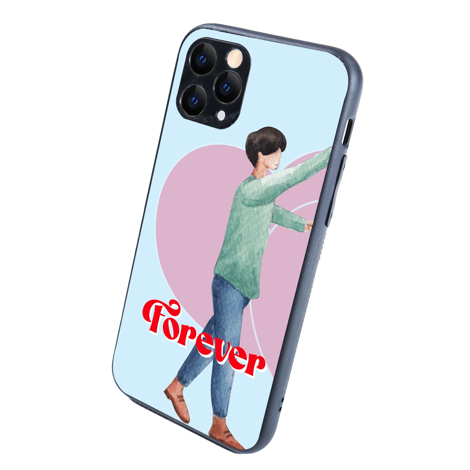 Forever Love Boy Couple iPhone 11 Pro Case