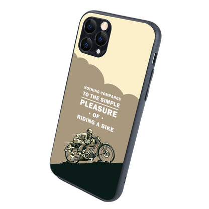 Pleasure of Riding Bike Travel iPhone 11 Pro Case