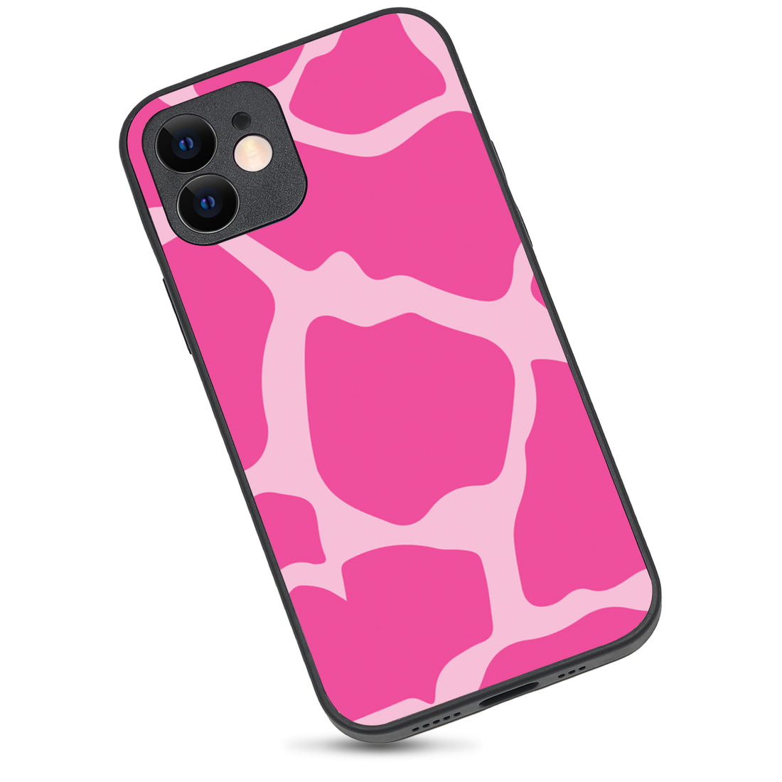 Pink Patch Design iPhone 12 Case