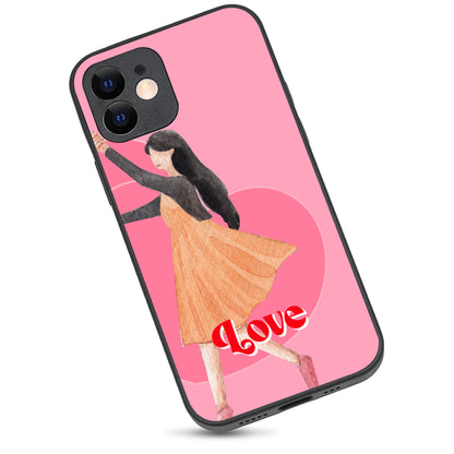 Forever Love Girl Couple iPhone 12 Case