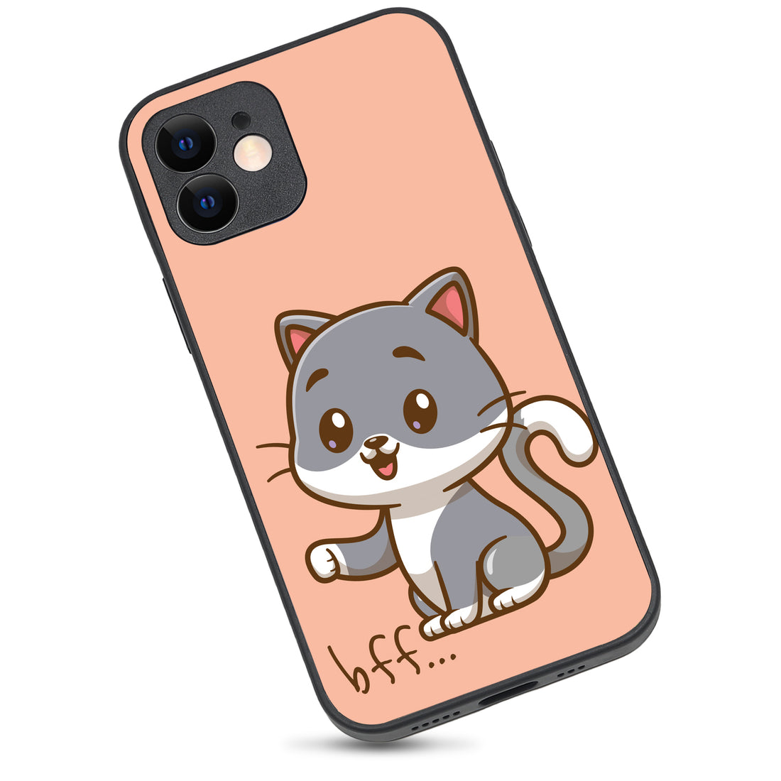 Best Friend Cat Bff iPhone 12 Case