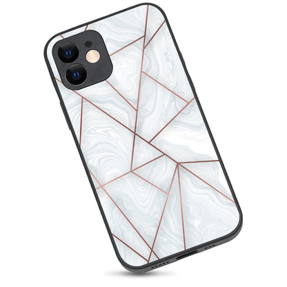 White Tile Marble iPhone 12 Case