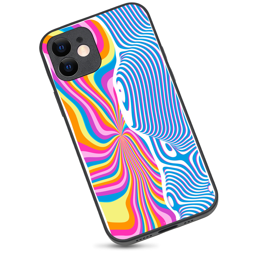 Rainbow Optical Illusion iPhone 12 Case