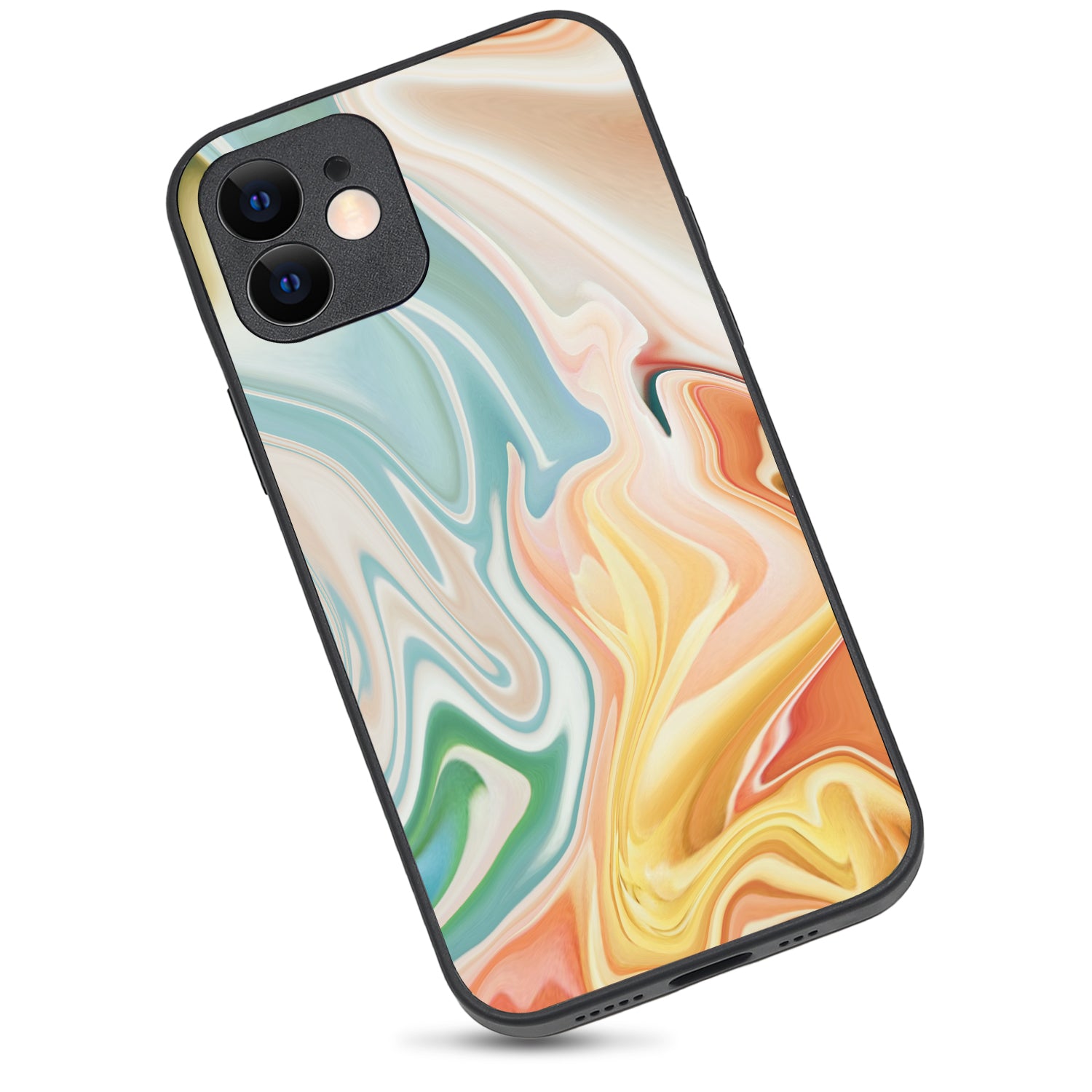 Multi Colour Marble iPhone 12 Case