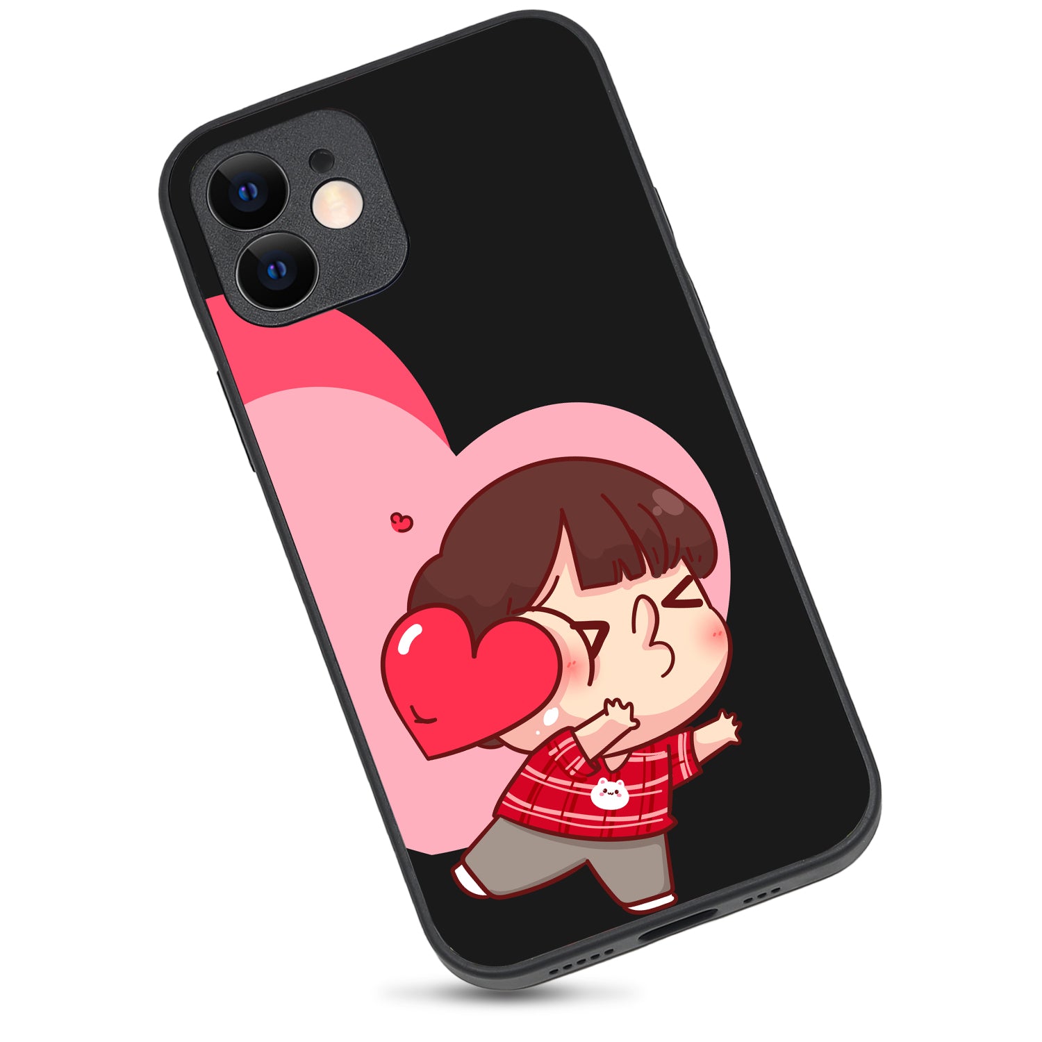 Love Boy Couple iPhone 12 Case