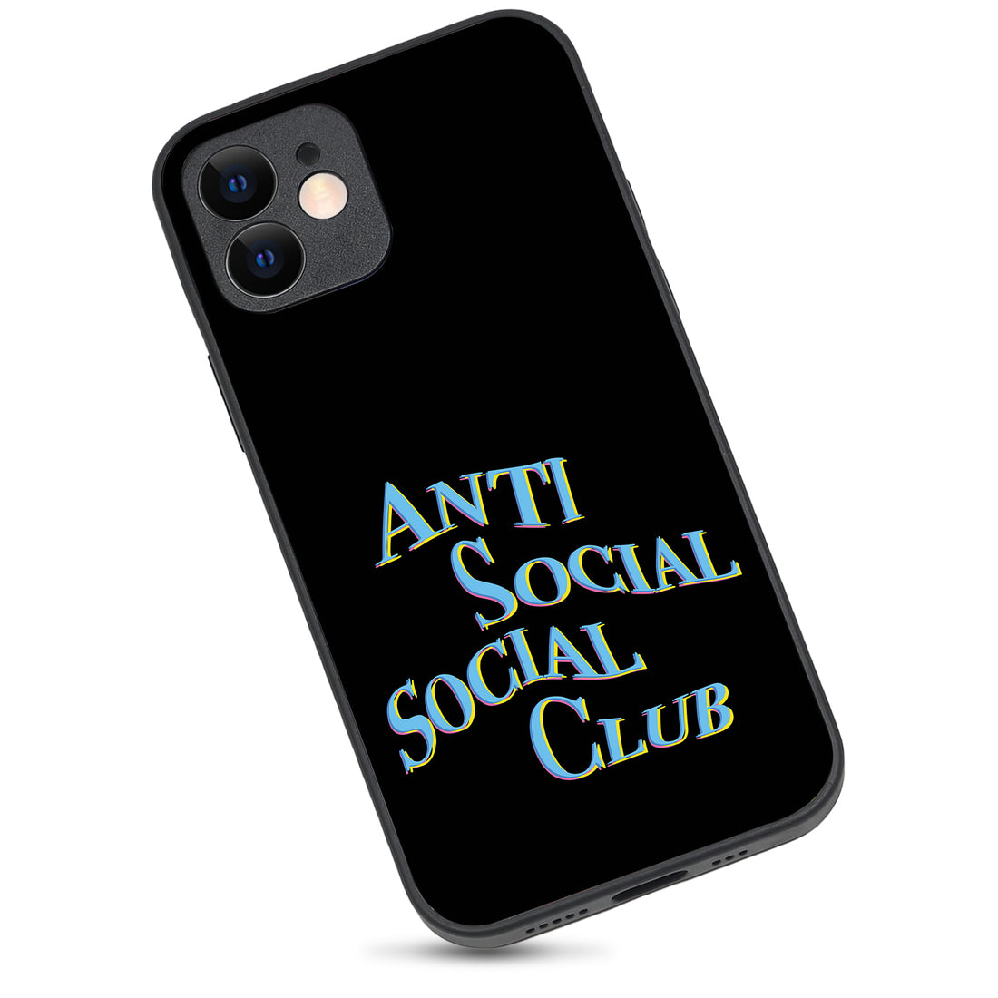 Social Club Black Motivational Quotes iPhone 12 Case