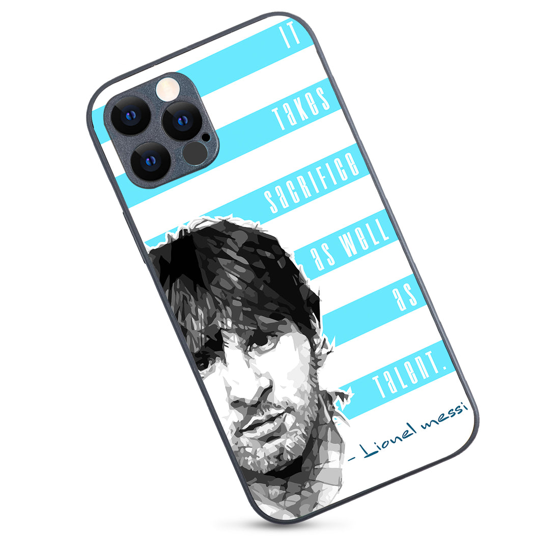 Messi Quote Sports iPhone 12 Pro Case