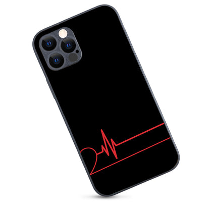 Single Heart Beat Couple iPhone 12 Pro Case