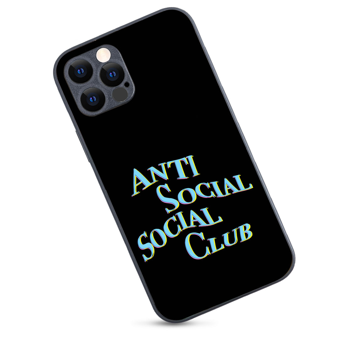 Social Club Black Motivational Quotes iPhone 12 Pro Case