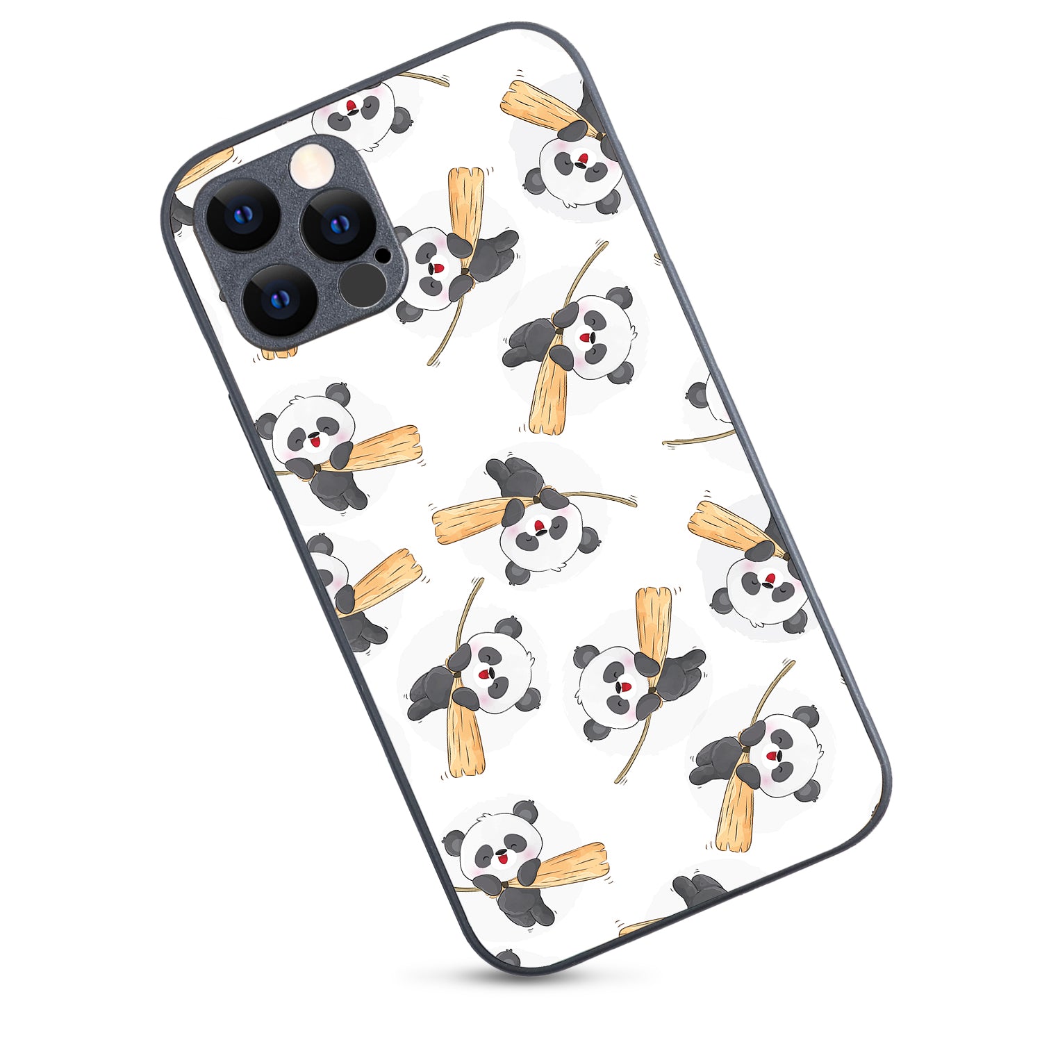 Sleep Panda Cartoon iPhone 12 Pro Case