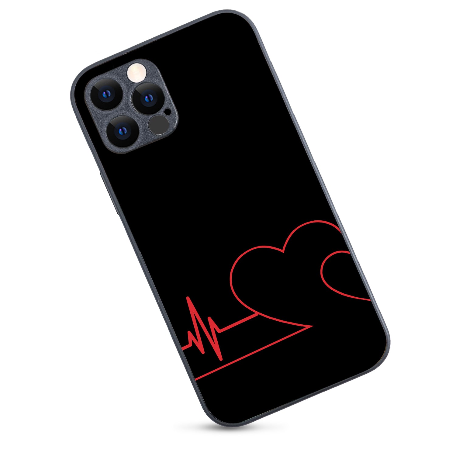 Two Heart Beat Couple iPhone 12 Pro Case