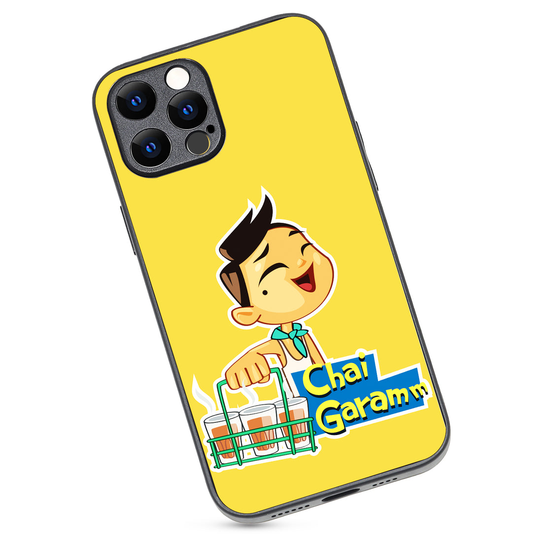 Chai Garam Cartoon iPhone 12 Pro Max Case