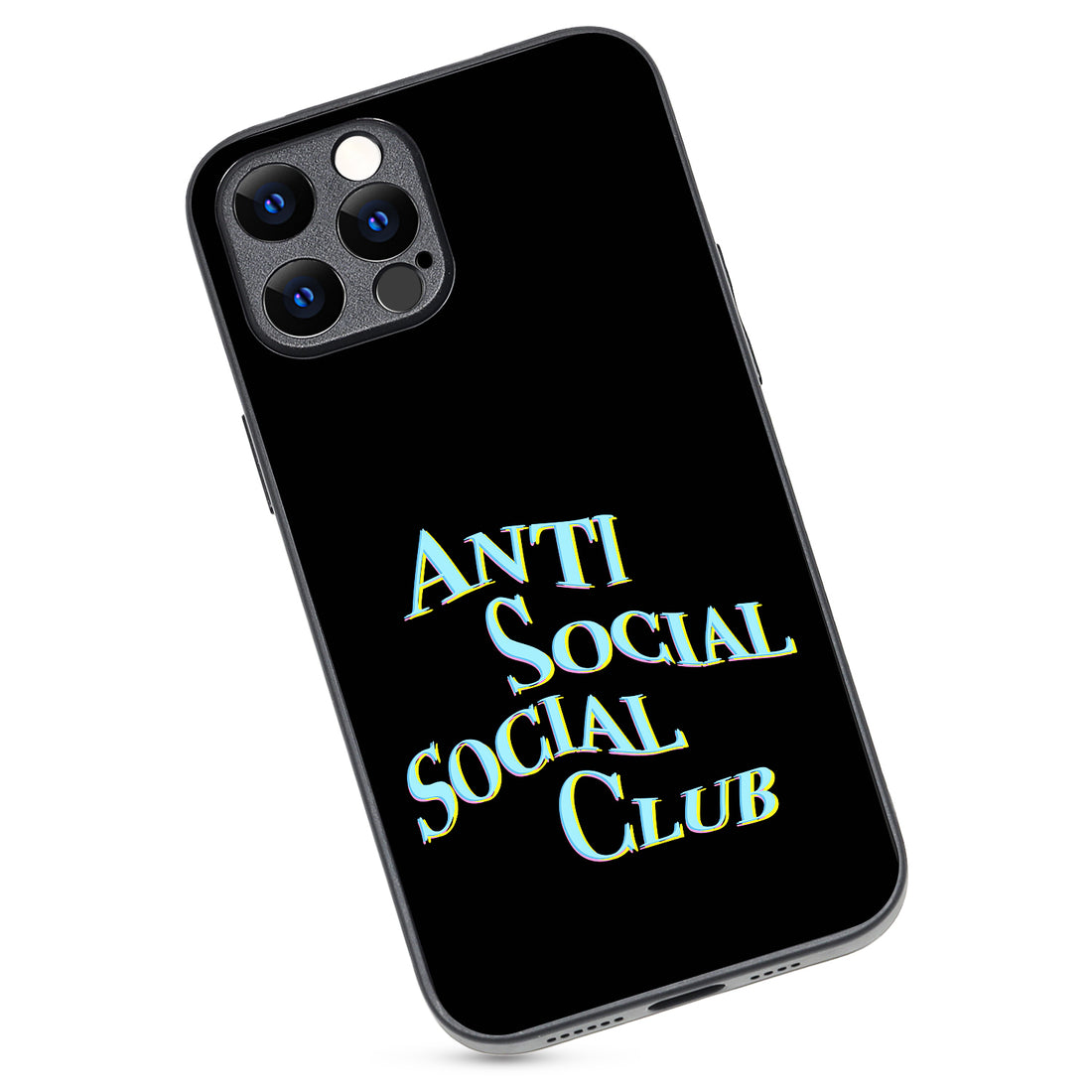 Social Club Black Motivational Quotes iPhone 12 Pro Max Case