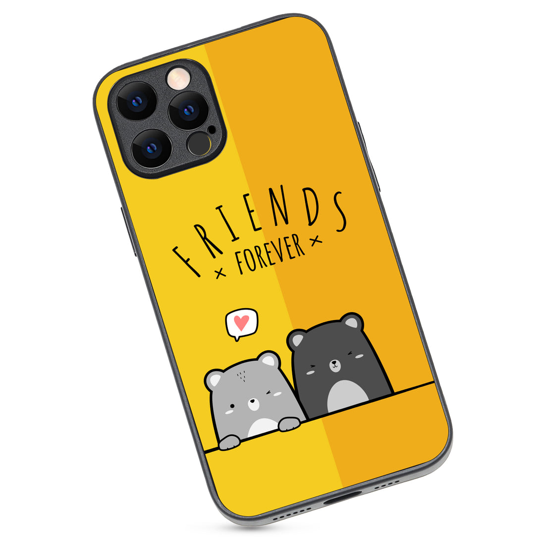 Yellow Bff iPhone 12 Pro Max Case