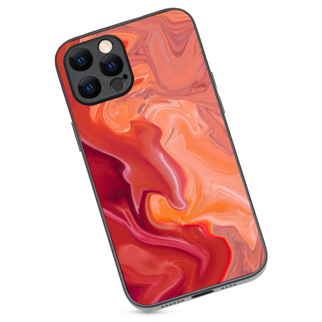 Red Marble iPhone 12 Pro Max Case