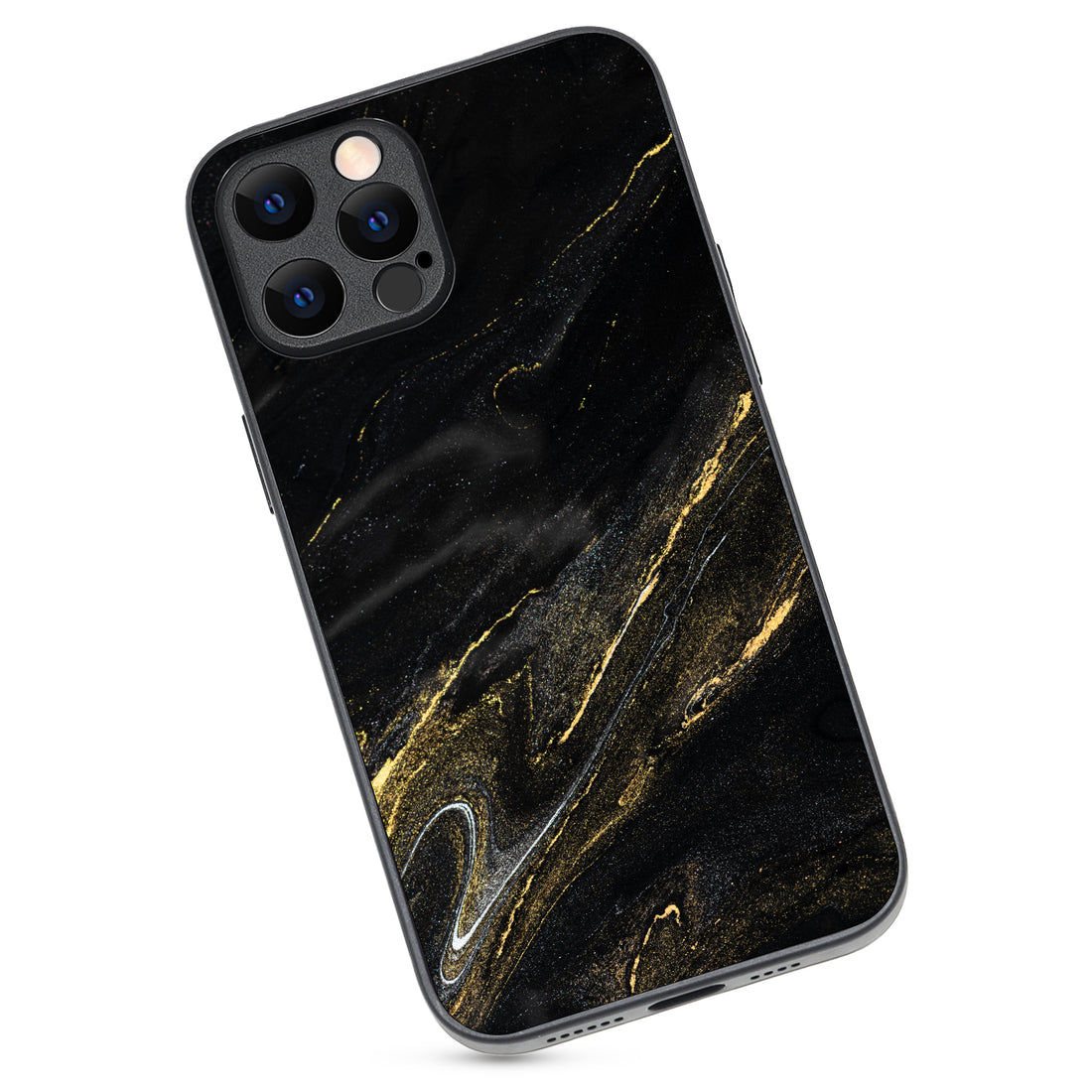 Black Golden Marble iPhone 12 Pro Max Case